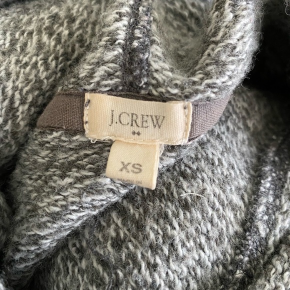 J. CREW Gray BLOGGER Marled Funnelneck Sweater XS - Picture 3 of 5